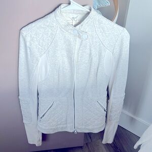 White sporty jacket 
For every day to be in style